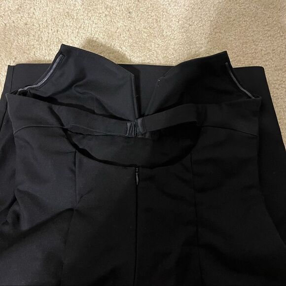 Tobi dress medium M black strapless v front little black dress EUC - Picture 6 of 8